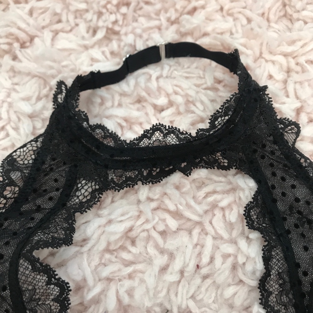 VS Velvet Dot Halter Teddy! - Picture 3 of 6